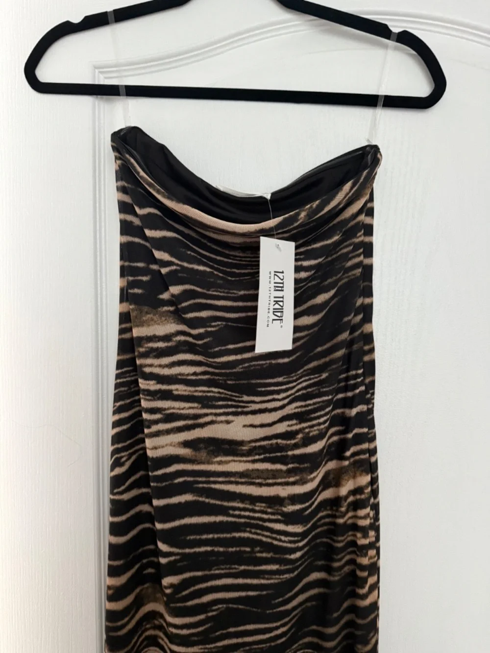 NWT - Striped Fitted Maxi - Picture 4 of 5
